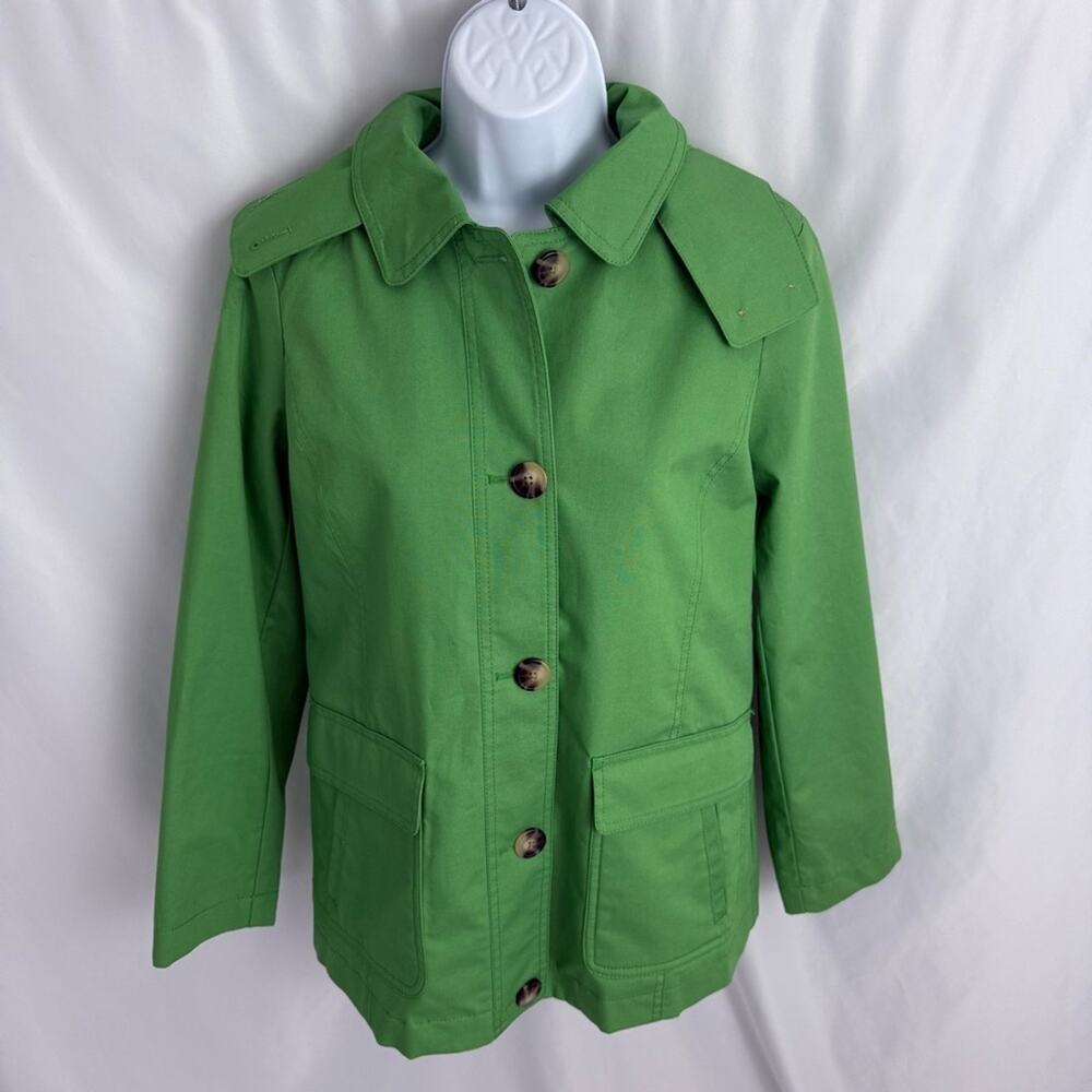 Talbots Green Fleece Lined Jacket Size X-Small